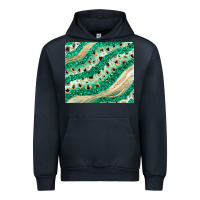 Navy green glitter Urban Hoodie - JahusDesignShop