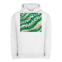 Pigment Lunar Rock green glitter Urban Hoodie - JahusDesignShop