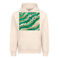 Sandshell green glitter Urban Hoodie - JahusDesignShop