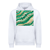 White green glitter Urban Hoodie - JahusDesignShop