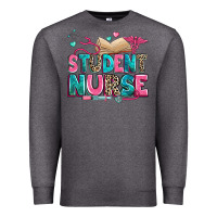 Charcoal Heather student nurse Premium Sweatshirt - Zillion Design Studio