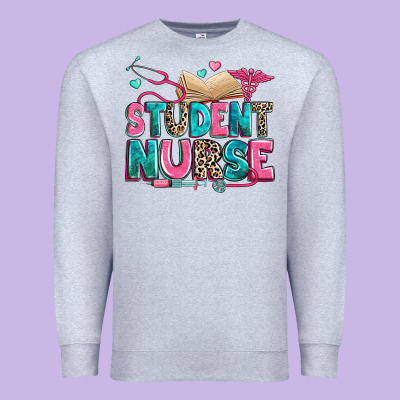 Student Nurse Premium Sweatshirt Designed By Zillion Design Studio