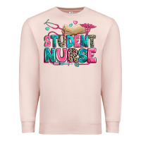 Pale Pink student nurse Premium Sweatshirt - Zillion Design Studio