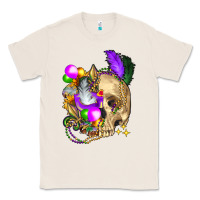 Natural mardi gras skull Classic Tee - FaDigitalArtStudio
