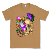 Toasted Coconut mardi gras skull Classic Tee - FaDigitalArtStudio