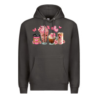 Smoke floral coffee cups Premium Hoodie - JahusDesignShop