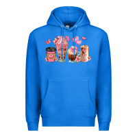 True Royal floral coffee cups Premium Hoodie - JahusDesignShop