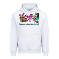 White peace love hair stylist Urban Hoodie - AdoDesignShop