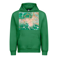 Emerald green glitter Urban Hoodie - JahusDesignShop