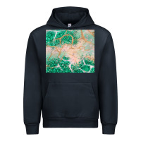 Navy green glitter Urban Hoodie - JahusDesignShop