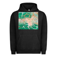 Pigment Black green glitter Urban Hoodie - JahusDesignShop