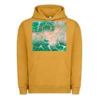 Pigment Peanut Butter green glitter Urban Hoodie - JahusDesignShop