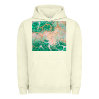 Pigment Pistachio green glitter Urban Hoodie - JahusDesignShop