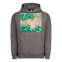 Pigment Tornado green glitter Urban Hoodie - JahusDesignShop
