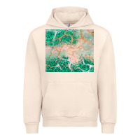 Sandshell green glitter Urban Hoodie - JahusDesignShop