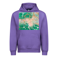 Tulip green glitter Urban Hoodie - JahusDesignShop