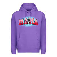 Purple mama lightning bolt Premium Hoodie - JahusDesignShop