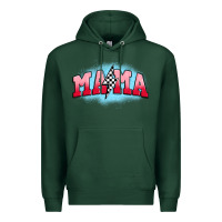 Sports Green mama lightning bolt Premium Hoodie - JahusDesignShop