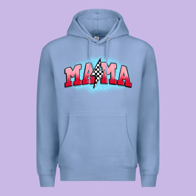 Mama Lightning Bolt Premium Hoodie Designed By Jahusdesignshop