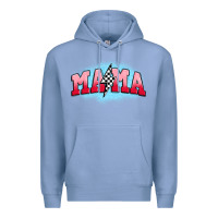 Colony Blue mama lightning bolt Premium Hoodie - JahusDesignShop