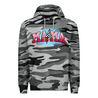 Slate Camo mama lightning bolt Premium Hoodie - JahusDesignShop