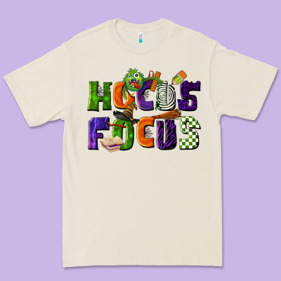 Hocus Focus Teacher Halloween Premium Tee Designed By Lillyallendesigns