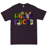 Plum Hocus Focus Teacher Halloween Premium Tee - LillyAllenDesigns