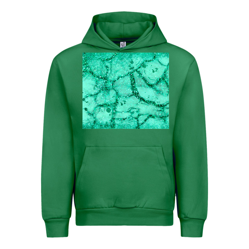Green Glitter Urban Hoodie by JahusDesignShop | Teevron