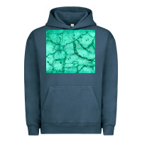 Pigment Midnight Navy green glitter Urban Hoodie - JahusDesignShop
