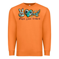Carrot peace love freebird Premium Sweatshirt - texasbilliewilder
