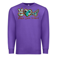 Peace Love Freebird Premium Sweatshirt | Teevron