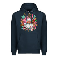 Navy merry christmas santa Premium Hoodie - AdoDesignShop