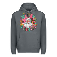 Rock merry christmas santa Premium Hoodie - AdoDesignShop