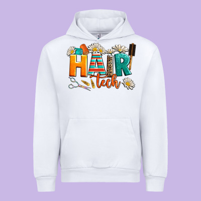 Hair Tech Urban Hoodie Designed By Adodesignshop