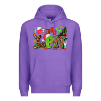 Purple lpn christmas nurse with Premium Hoodie - AdoDesignShop