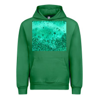 Emerald green glitter Urban Hoodie - JahusDesignShop