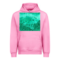 Fuchsia Pink green glitter Urban Hoodie - JahusDesignShop
