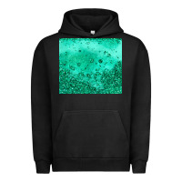 Pigment Black green glitter Urban Hoodie - JahusDesignShop