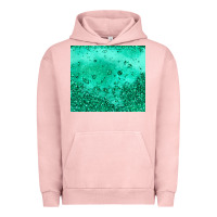 Pigment Salmon green glitter Urban Hoodie - JahusDesignShop
