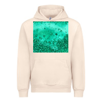 Sandshell green glitter Urban Hoodie - JahusDesignShop