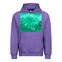 Tulip green glitter Urban Hoodie - JahusDesignShop