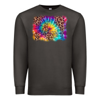 Smoke leopard tie dye background Premium Sweatshirt - Zillion Design Studio