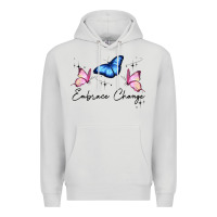 Dove Grey embrace change Premium Hoodie - JahusDesignShop
