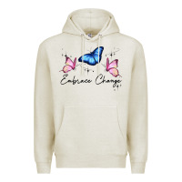 Oatmeal Heather embrace change Premium Hoodie - JahusDesignShop