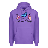 Purple embrace change Premium Hoodie - JahusDesignShop