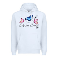 White embrace change Premium Hoodie - JahusDesignShop