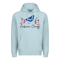Blue Mist embrace change Premium Hoodie - JahusDesignShop