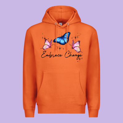 Embrace Change Premium Hoodie Designed By Jahusdesignshop