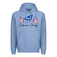 Colony Blue embrace change Premium Hoodie - JahusDesignShop