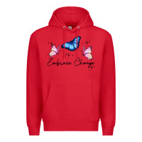 Red embrace change Premium Hoodie - JahusDesignShop